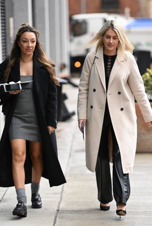 Kaya Hall - With Helen McConnell Arrives at Julie Perry 60th Birthday Party in Manchester