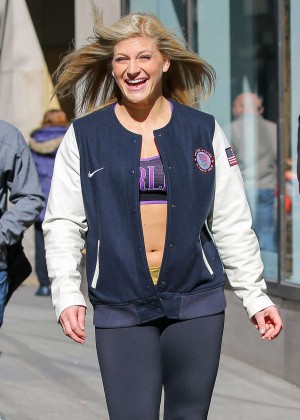 Kayla Harrison out and about in New York City