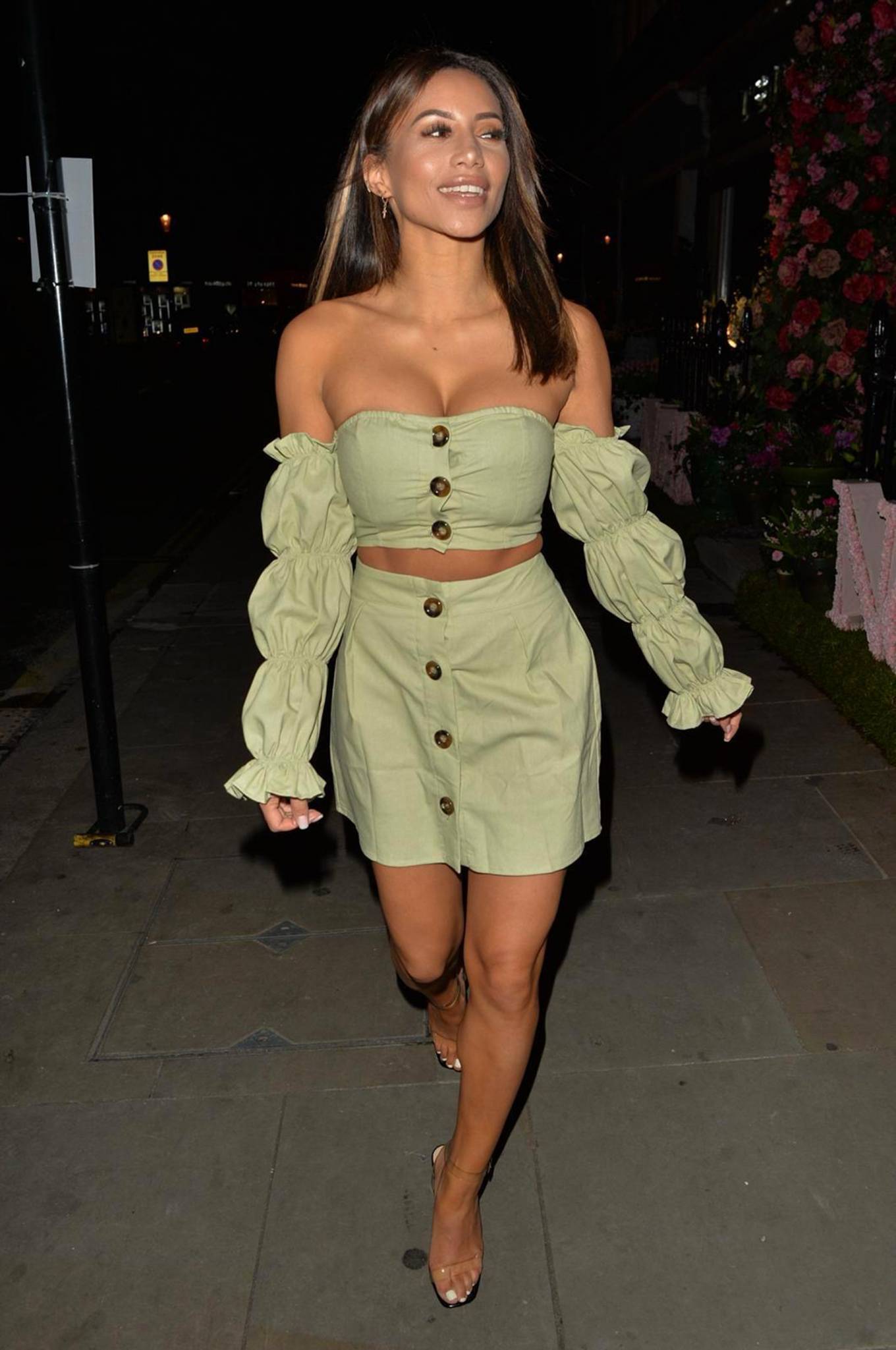 Kayleigh Morris 2020 : Kayleigh Morris – Looking chic while night out in London-03