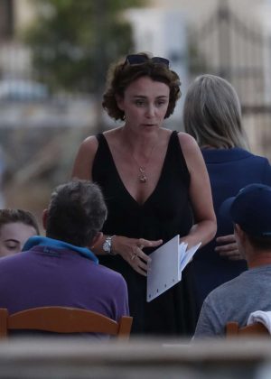 Keeley Hawes - Out in Corfu