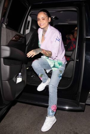 Kehlani - Arrives in beautiful fashion at a Lacoste Private Party in Los Angeles