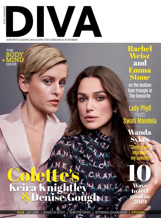 Keira Knightley and Denise Gough - Diva UK Magazine (January 2019)