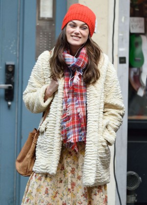 Keira Knightley - Filming 'Collateral Beauty' in NYC