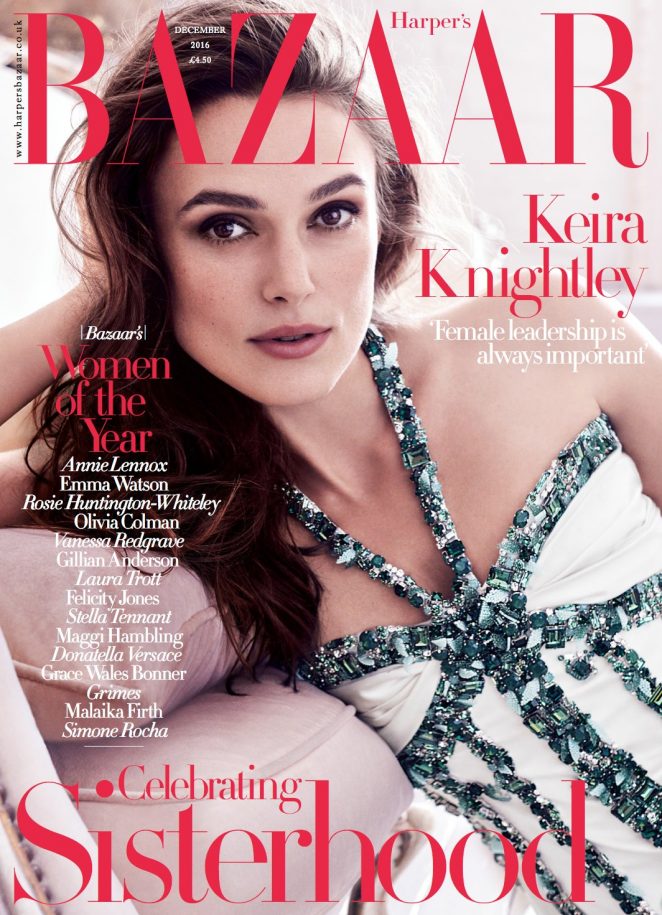 Keira Knightley - Harper's Bazaar UK Magazine (December 2016)