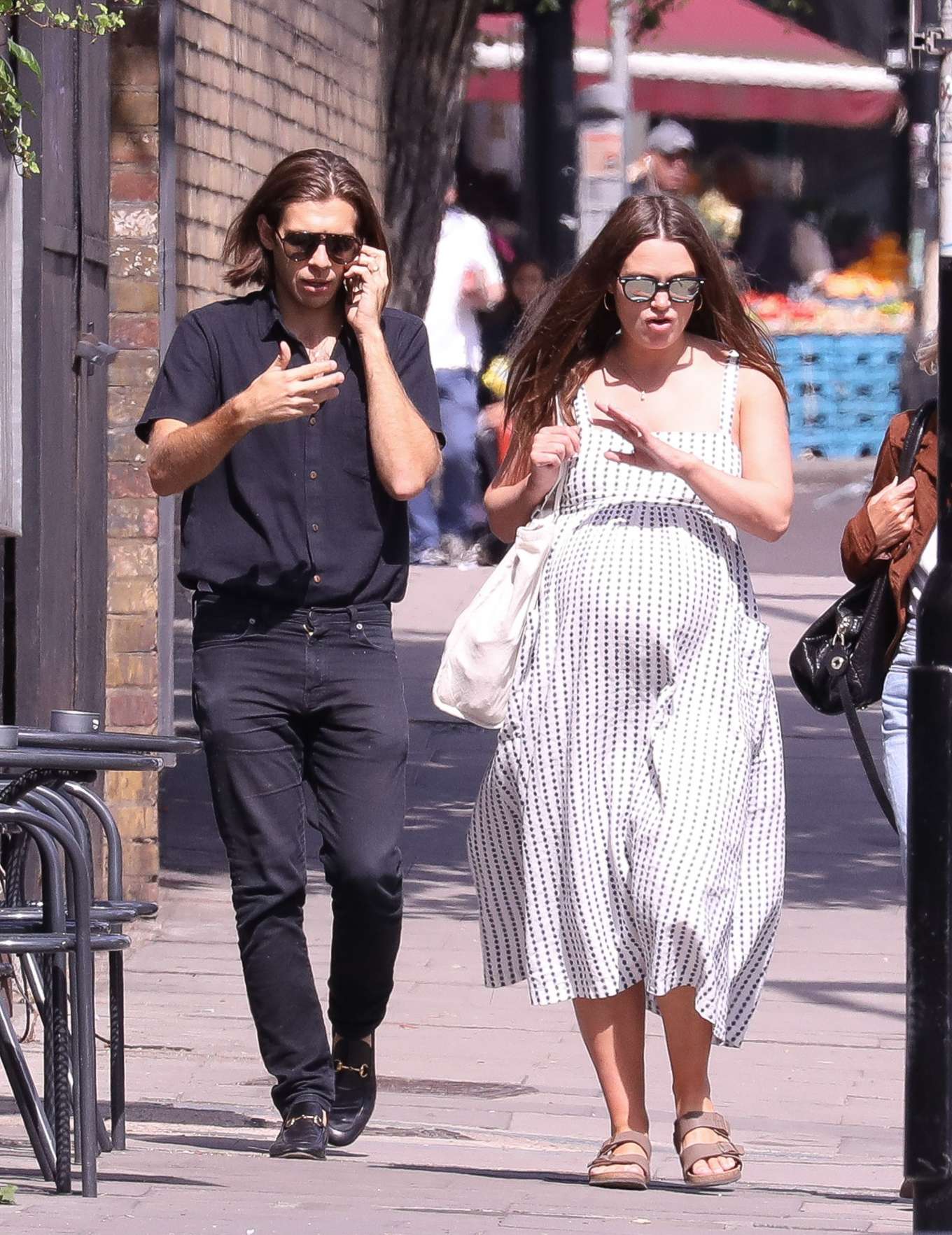 Keira Knightley is seen with husband James Righton in north London