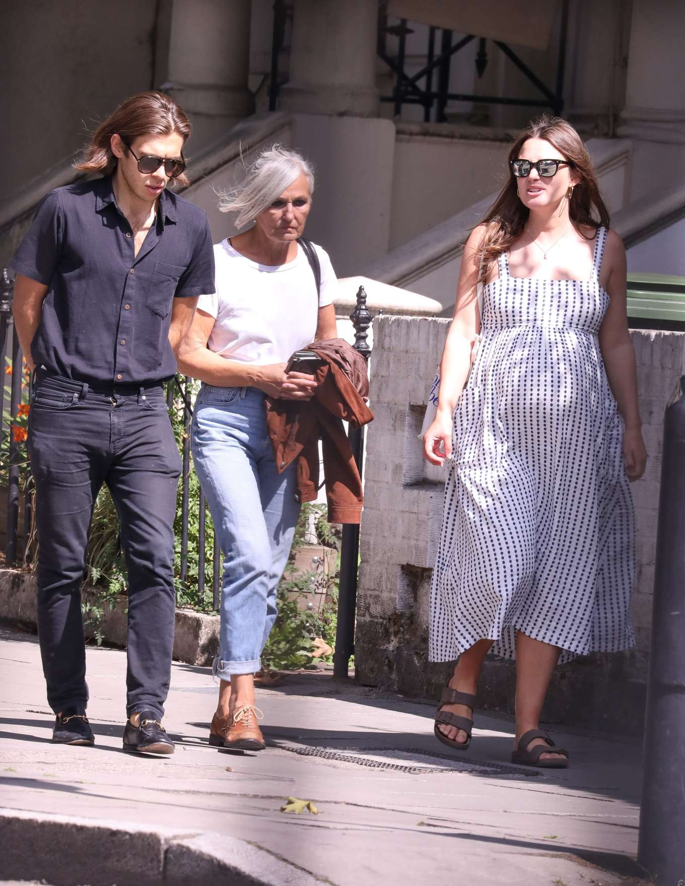 Keira Knightley is seen with husband James Righton in north London