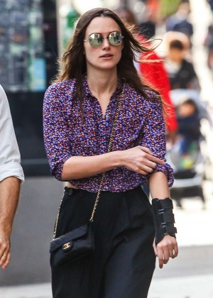 Keira Knightley out and about in New York