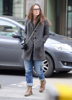 Keira Knightley out in London