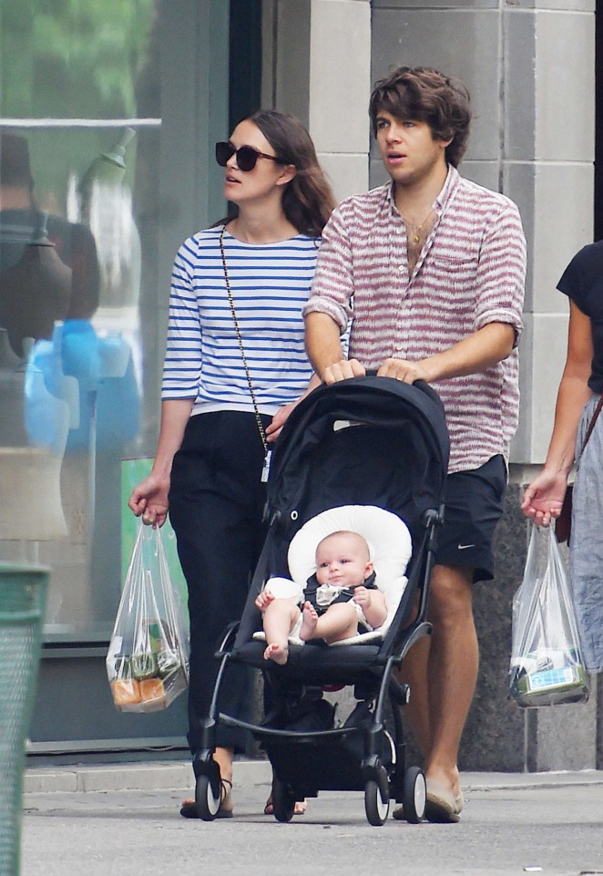 Keira Knightley With Her Family Out in NYC