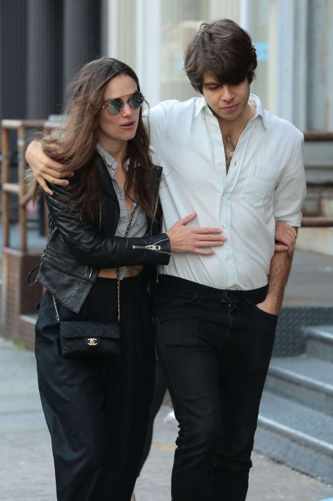 Keira Knightley with James Righton Out in New York