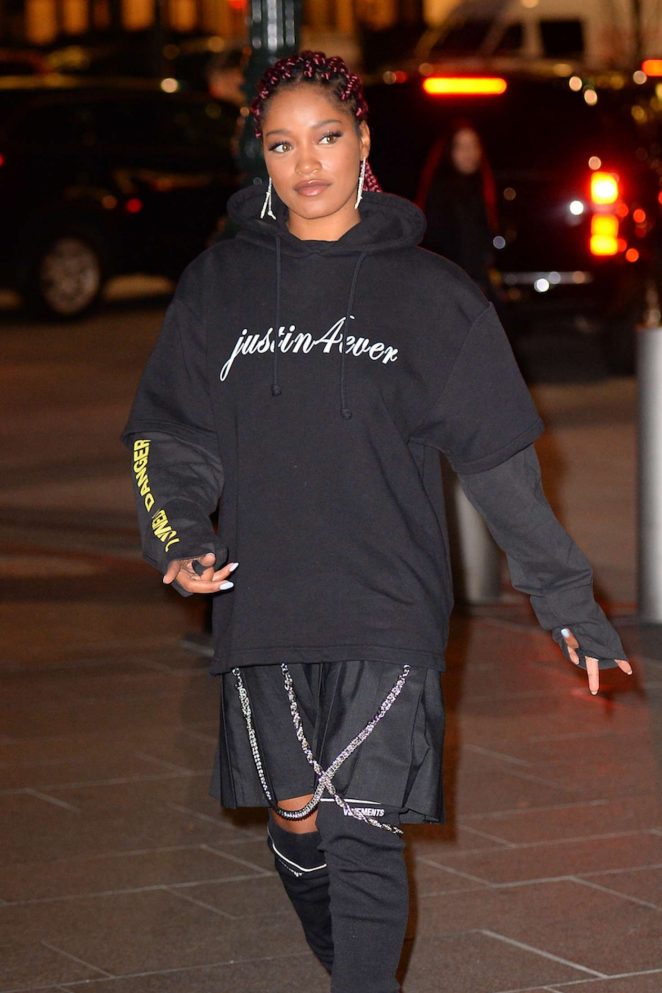 Keke Palmer out in New York