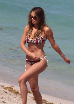 Keleigh Sperry in Bikini on Miami Beach