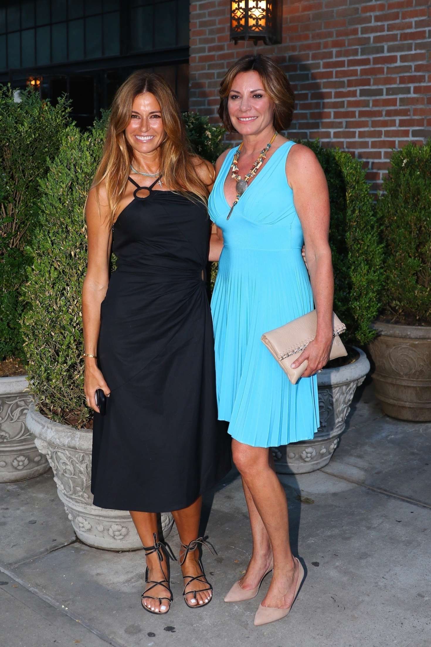 Kelly Bensimon and Luann de Lesseps out in New York