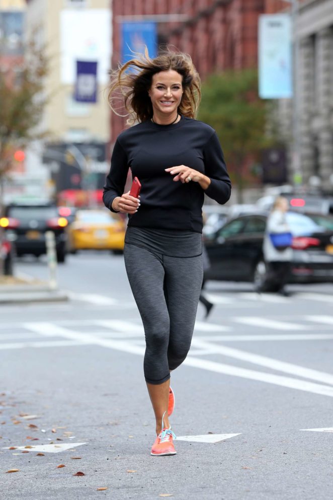 Kelly Bensimon - Goes for a jog in NYC
