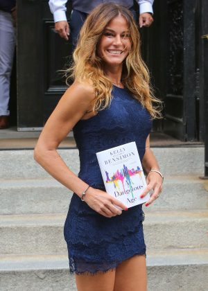 Kelly Bensimon in Mini Dress at AOL Build to promote her new book 'A Dangerous Age' in NY