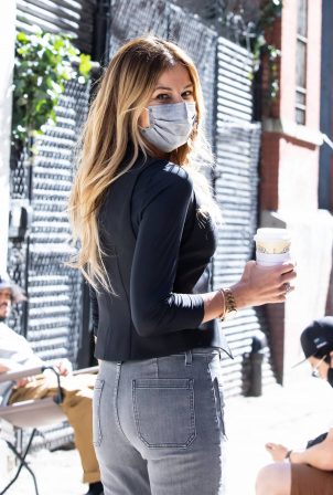 Kelly Bensimon - Spotted at Balthazar in New York