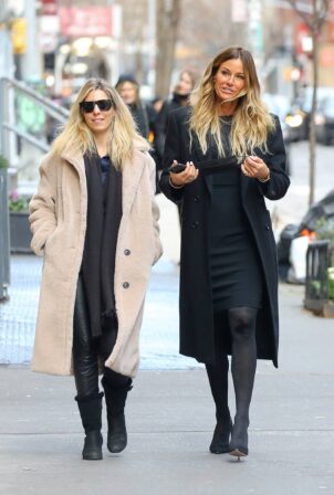 Kelly Bensimon - With Lynne Mazin Out in New York