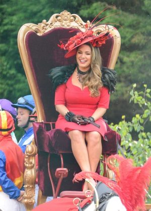 Kelly Brook - Flming a commercial for the new Ladbrokes advertisement in Liverpool