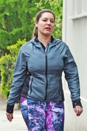 Kelly Brook - Heading for a work out session in London