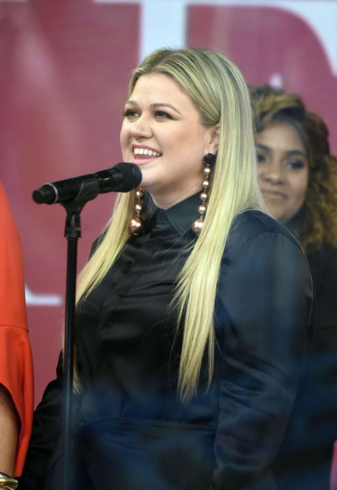 Kelly Clarkson at The Today show in New York