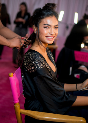 Kelly Gale - Victoria's Secret Fashion Show 2018 Backstage in NY