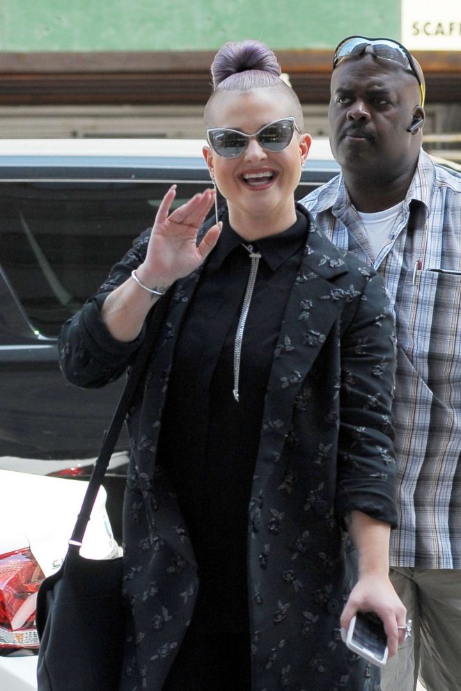 Kelly Osbourne visits lawyers office in New York City