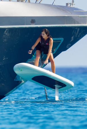 Kelly Piquet - Seen on a yacht in St-Tropez