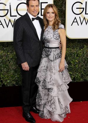 Kelly Preston - 74th Annual Golden Globe Awards in Beverly Hills