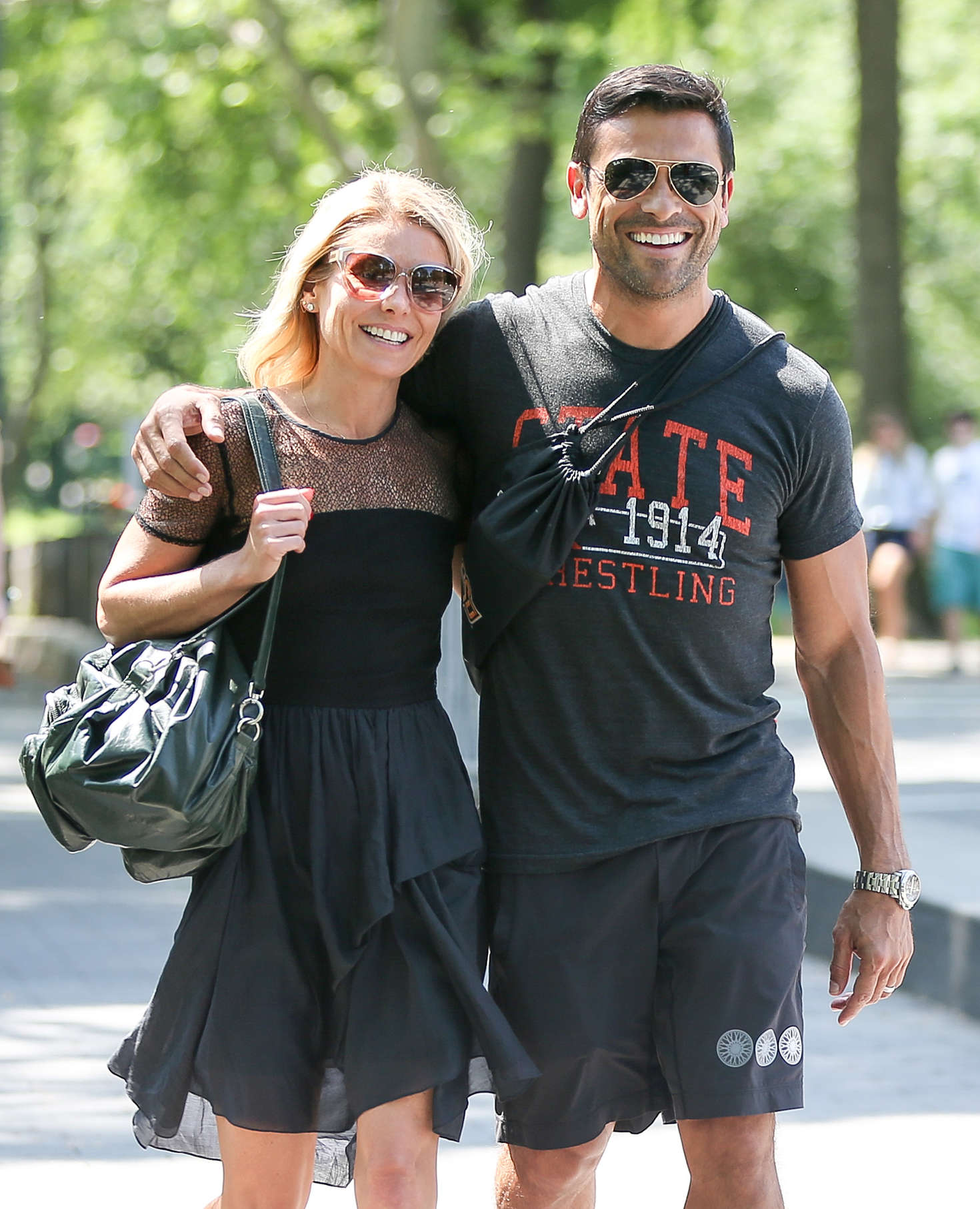 Kelly Ripa With Husband Out In New York Gotceleb