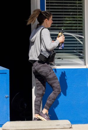 Kelly Rizzo - Seen during a morning gym session in Los Angeles