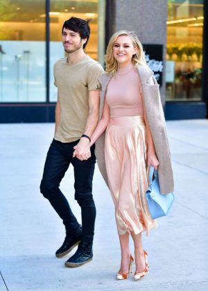 Kelsea Ballerini with Morgan Evans out in NYC