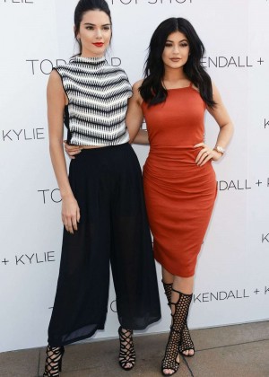 Kendall and Kylie Jenner - Kendall + Kylie Fashion Line Launch Party in LA