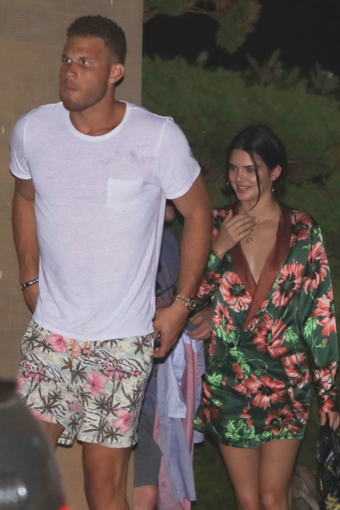 Kendall Jenner and Blake Griffin - Seen on a dinner at Nobu