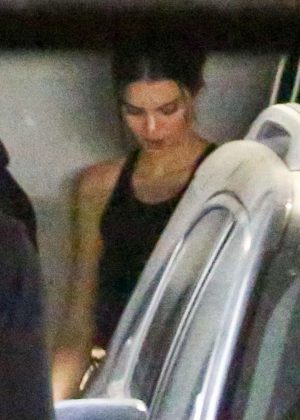 Kendall Jenner and boyfriend Ben Simmons - Leaving a party in Los Angeles