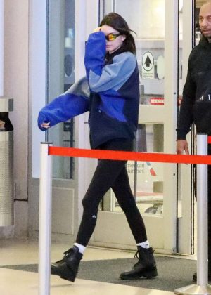 Kendall Jenner – Arrives at LAX Airport in Los Angeles | GotCeleb