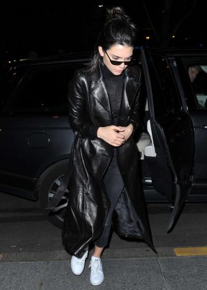 Kendall Jenner - Arriving at Four Seasons Hotel George V in Paris