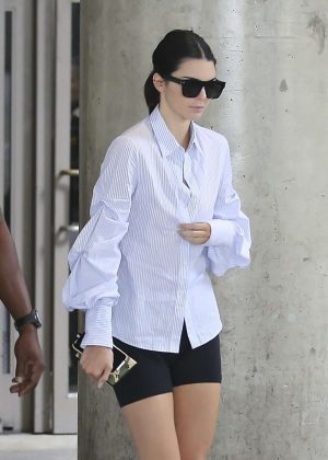 Kendall Jenner - Arriving at LAX airport in Los Angeles