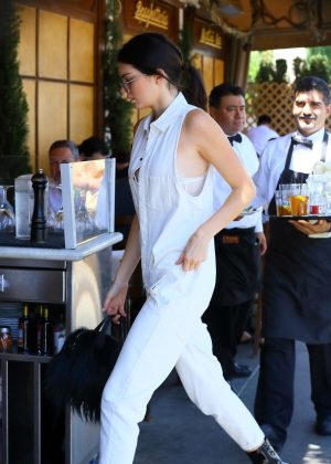 Kendall Jenner at Il Pastaio in Beverly Hills