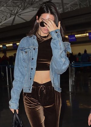 Kendall Jenner at JFK Airport in New York