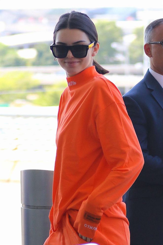 Kendall Jenner at JFK Airport in NYC