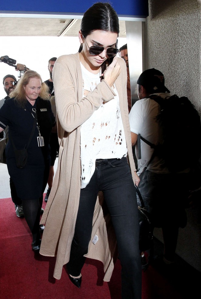 Kendall Jenner at LAX Airport in LA