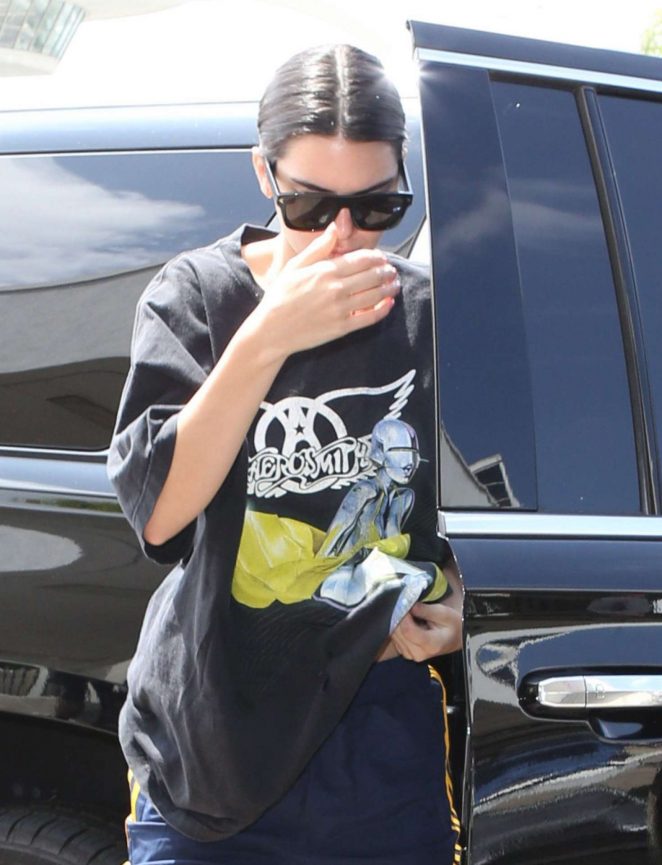 Kendall Jenner at Los Angeles International Airport