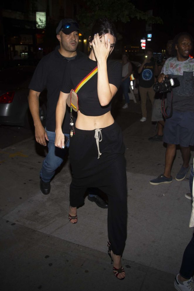 Kendall Jenner at Tyler the Creators concert at Webster Hall in New York City