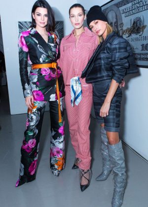 Kendall Bella Kaia and Hailey - Sandra Choi and Virgil Abloh host NYFW Dinner in NYC