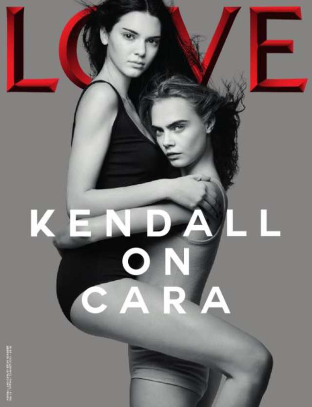 Kendall Jenner & Cara Delevinge - LOVE #13 Cover