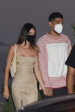 Kendall Jenner - exits Nobu with Devin Booker in Malibu