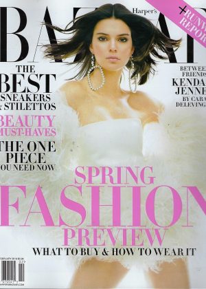 Kendall Jenner - Harper's Bazaar Magazine (February 2018) adds