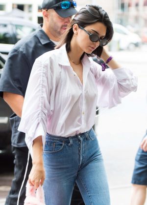 Kendall Jenner in Jeans out and about in NYC