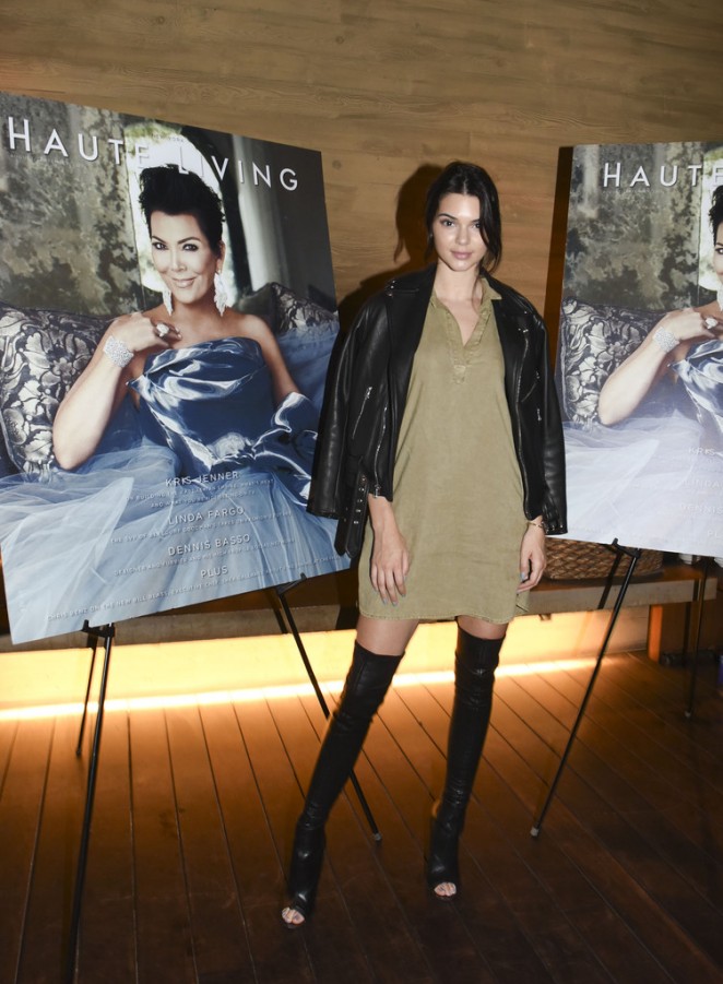 Kendall Jenner - Kris Jenner's Haute Living Cover Celebration Party in Malibu