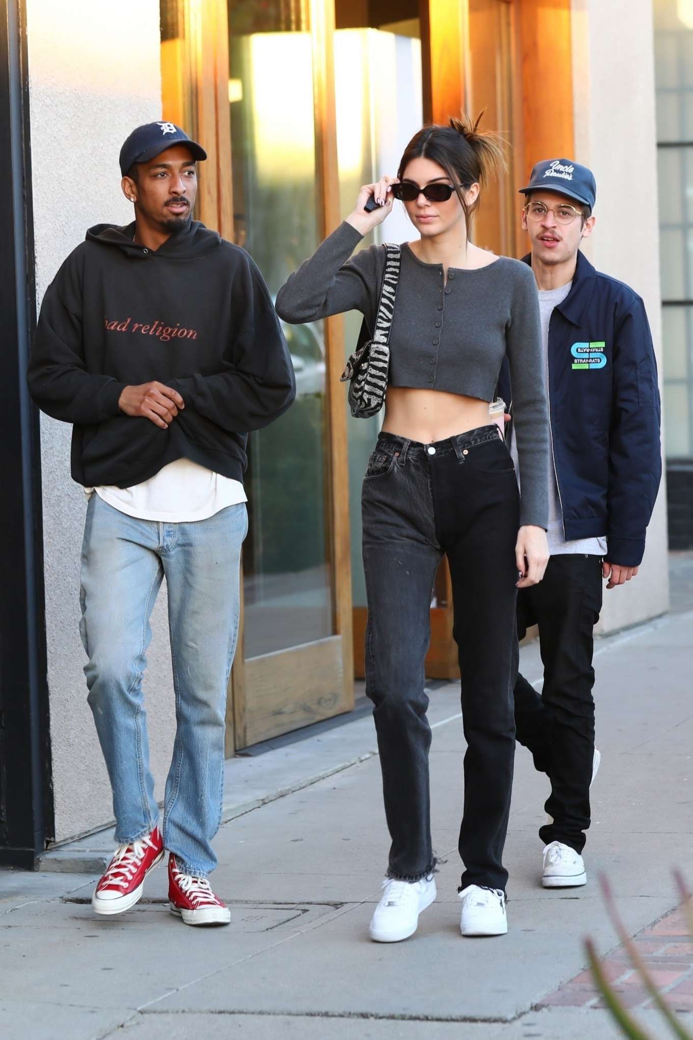 Kendall Jenner - Leaves Alfreds with friends in West Hollywood-01 ...